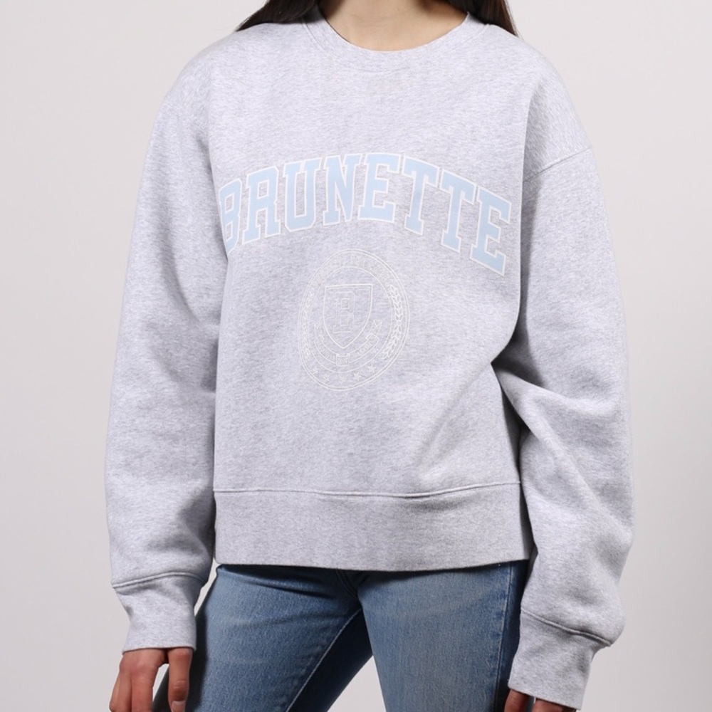 ISO Brunette the Label Varsity Sweatshirt